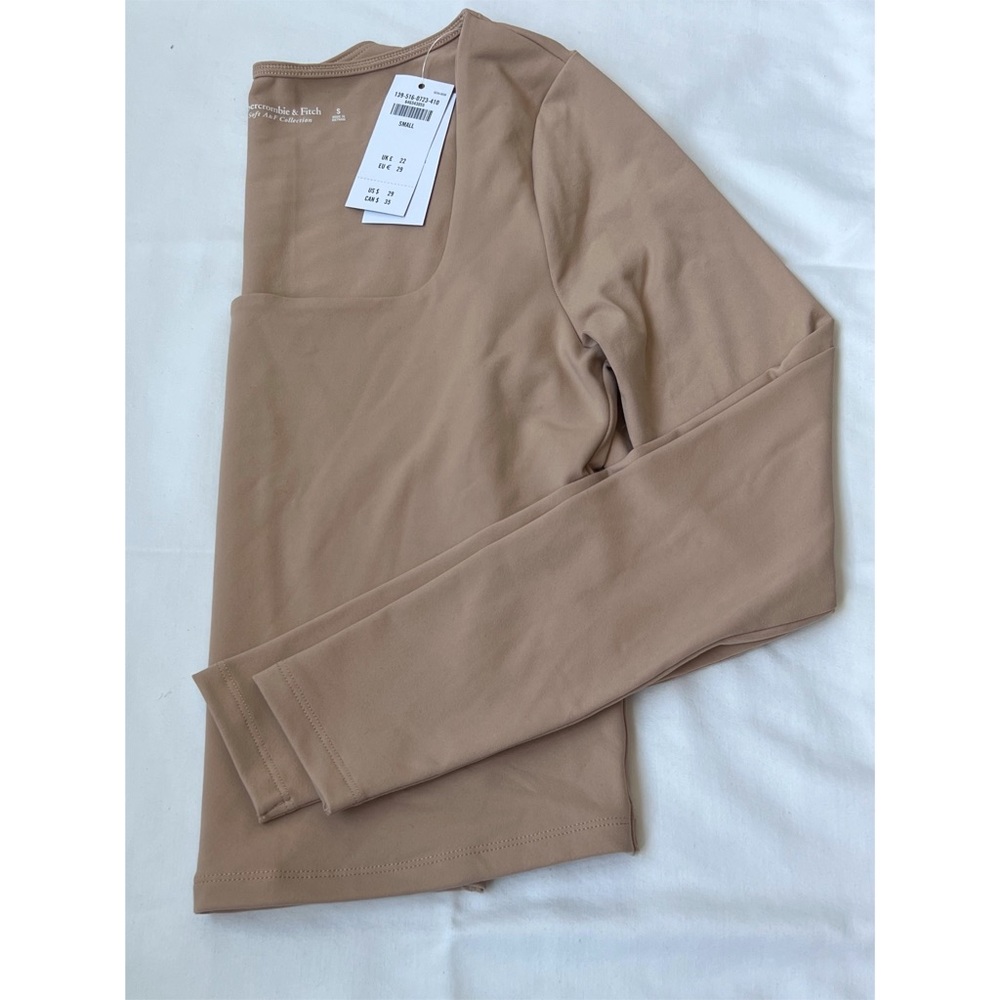 Abercrombie Squareneck Long-sleeve in size Small (SoftAF Collection)